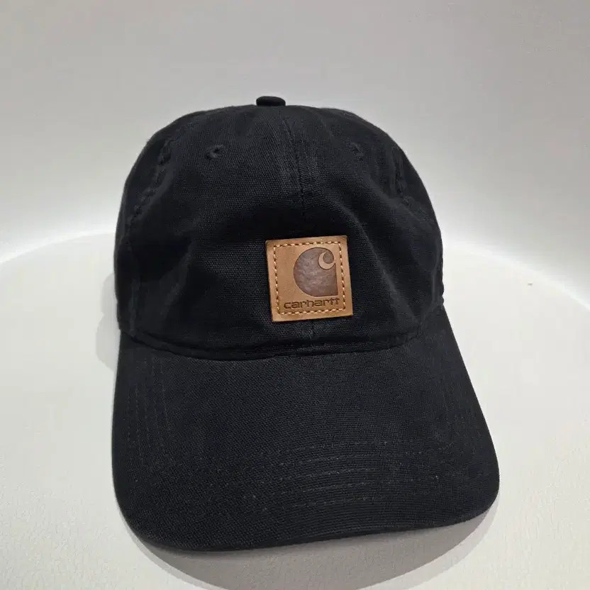 Carhartt Black Canvas Logo Patch Cap - Adjustable One Size thumbnail 3