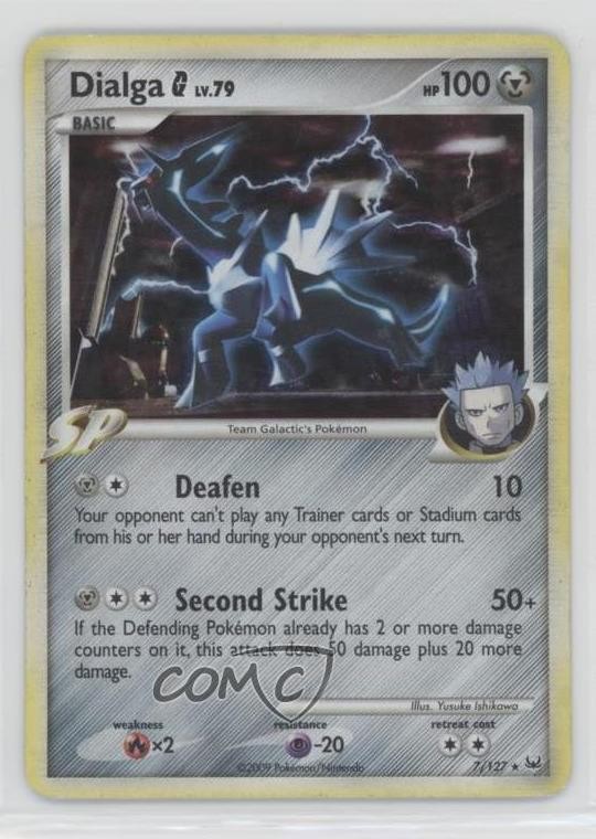 Dialga Holo Pokémon Platinum #7 2009