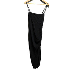 Reformation Black Mignon Cami Strap Long Women's Maxi Dress Size 4