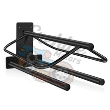 Black Freestanding Wall Mount Saddle Rack Heavy Duty Metal Horse Tack Stand