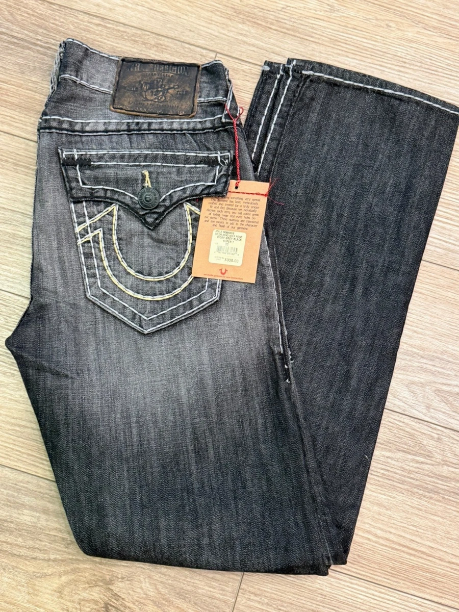 True Religion Denim Regular 32 Size Jeans Men's 33 in Inseam for