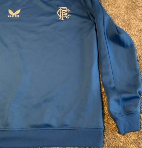 Mens Glasgow Rangers Football Matchday Castore Sweat Shirt Size Uk Large - Picture 4 of 8