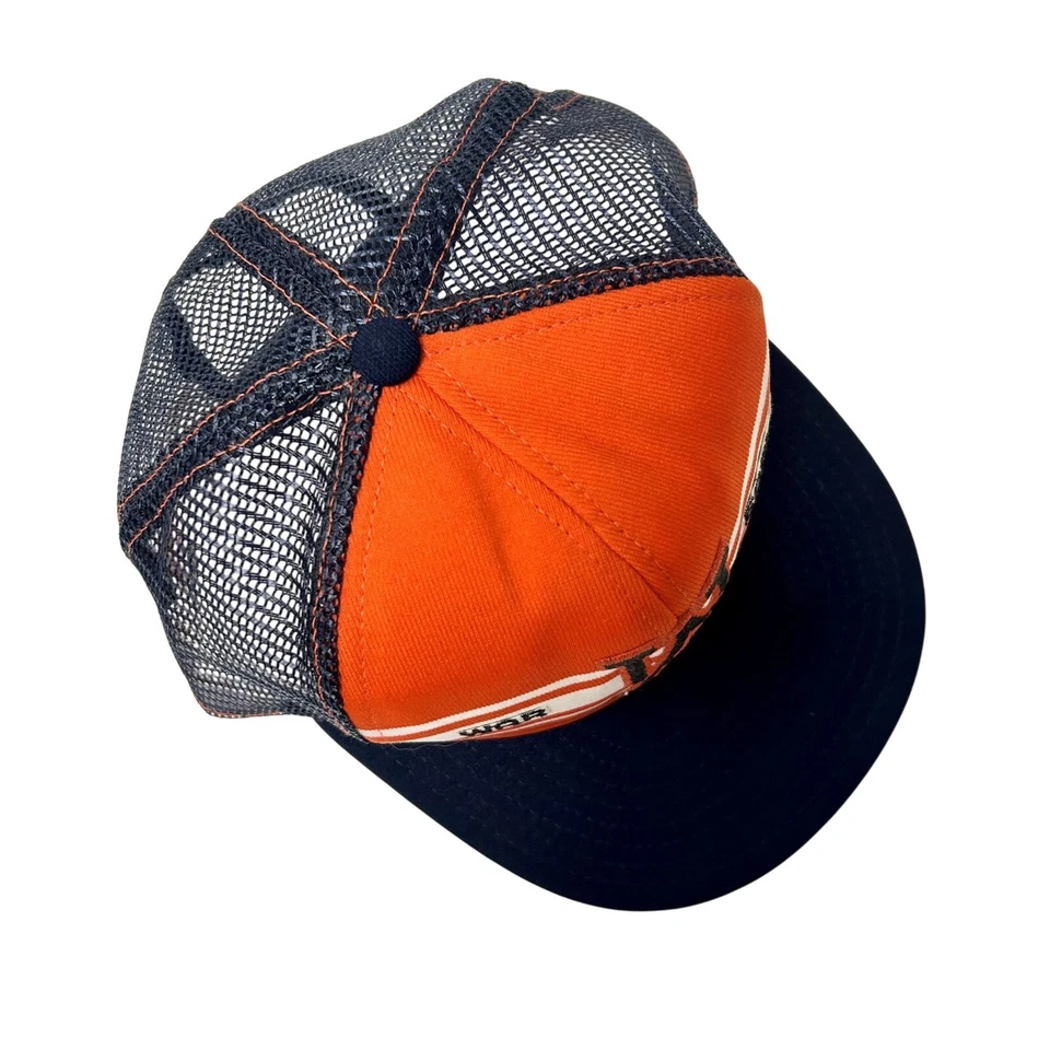 Nuevo de Lote Antiguo Años 70 AJD Super Rayas Malla CAMIONERO Sombrero AU WAR EAGLES Battle Cry Gorra Snapback Foto 4 de 4