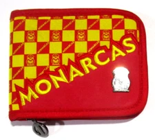 Rhinox Monarcas Morelia Futbol Soccer Zipper Wallet-NWT Red Yellow Liga MX