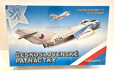 1/72 EDUARD MIG-15 CESKOSLOVENSKE DUAL PACK CZECH BRASSIN RESIN PE 2X PLANES