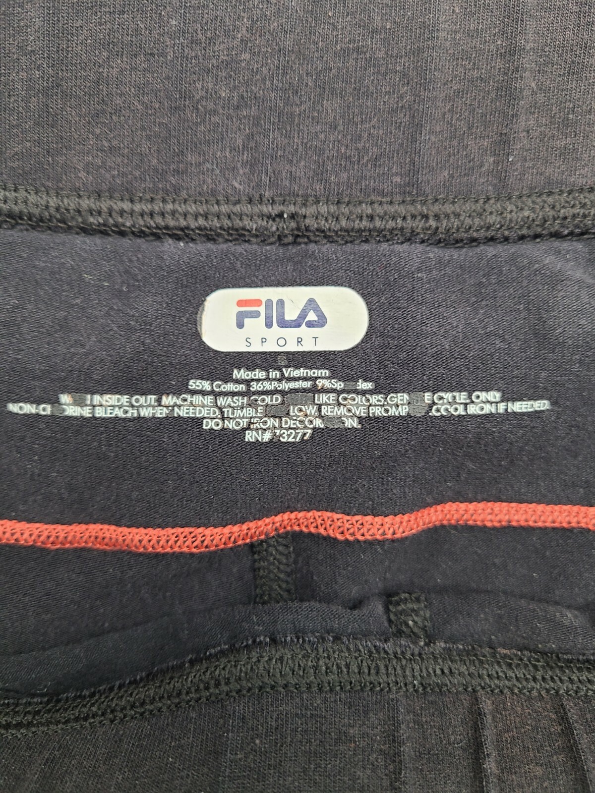 Leggings attivi Fila Sport taglia small blu e arancione crop