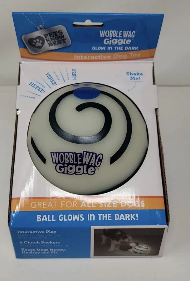 Wobble Wag Giggle Ball, Interactive Dog Toy