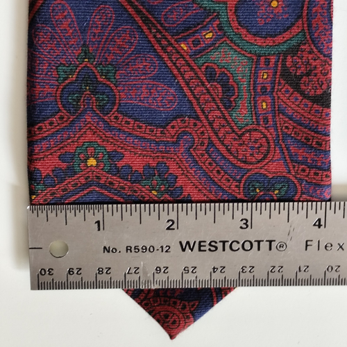 Men's Polo Ralph Lauren Silk Cashmere Multicolor Width 4" Tie Designer - Picture 6 of 11