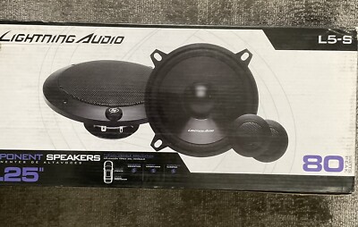 Lightning Audio 2 Way Component Speakers L5-S 5.25 