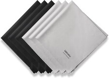 6PCS Large Eyeglass Cleaning Cloths, 12 x12 inches Glasses Cleaner, Individually
