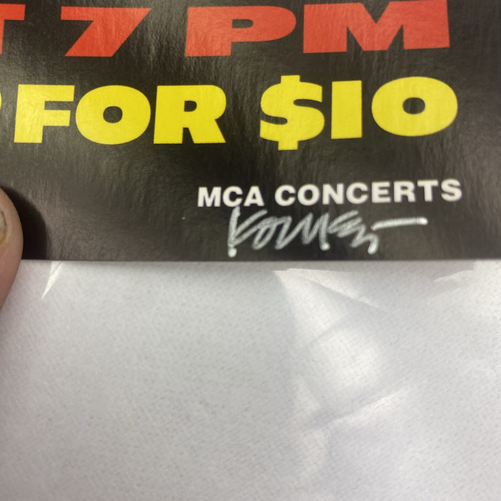 Frank Kozik 1995 Rancid Concert Poster Falak Tayyeb Platinum