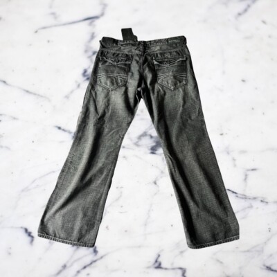 Express Jeans Black Jeans Distressed Low Rise Boot Cut Men's Size