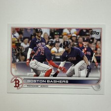 2022 Topps Series 2 Boston Bashers #630 Red Sox Postseason Heroics Card