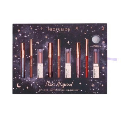 Profusion Cosmetics Star Aligned Lip Set-Liners,Lipstick,Lip Gloss