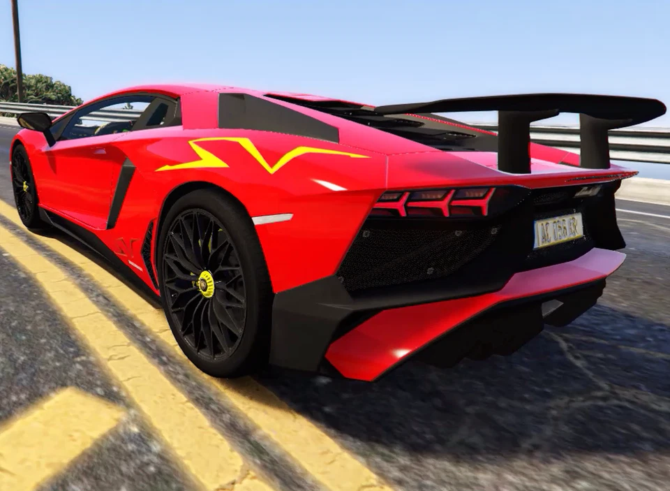 Calcomanía de vinilo SV para LAMBORGHINI AVENTADOR LP700 LP740 LP750 LP770 Roadster cupé Foto 4 de 4