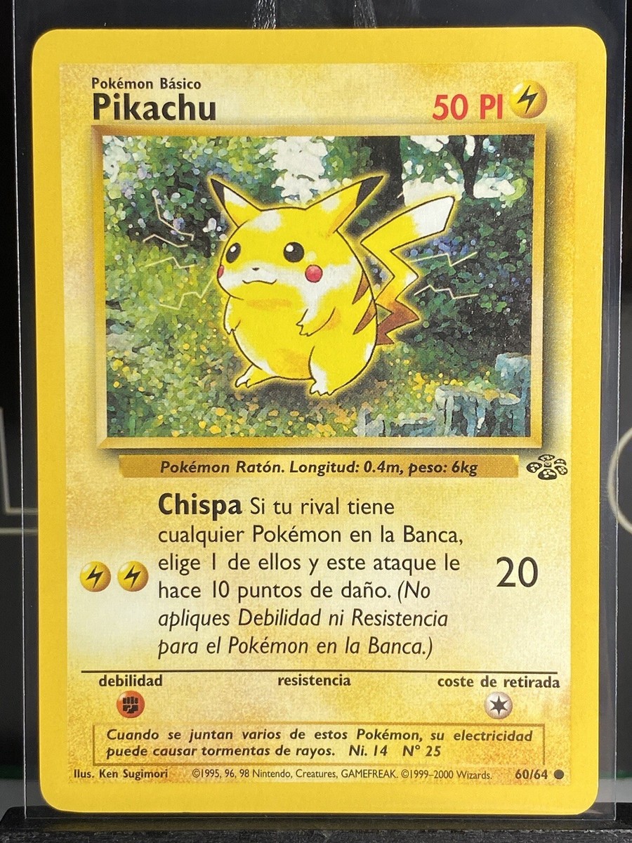 Pokemon Pikachu 60/64 Jungle Spanish | eBay