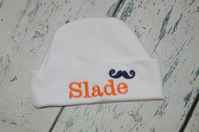 personalized infant caps