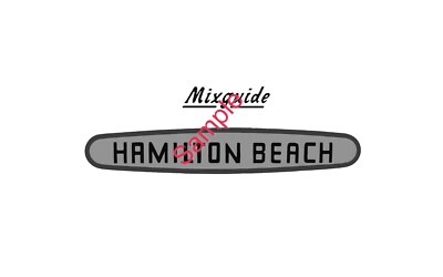 Vintage Hamilton Beach Model ''H'' -  Replacement Decals