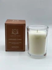 AQUIESSE AQ Cinnamon Tabac Soy Scented Boxed Gift Candle 6.5 oz NEW IN BOX