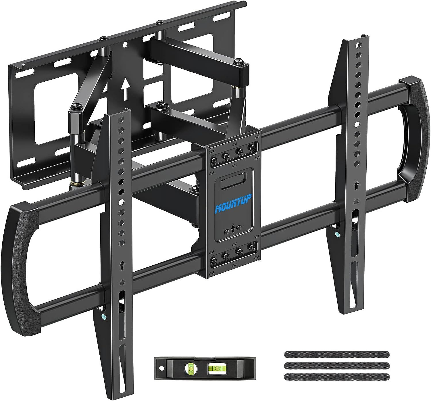 MOUNTUP UL Listed TV Wall Mount, Full Motion Mount for Most 42-82 Black