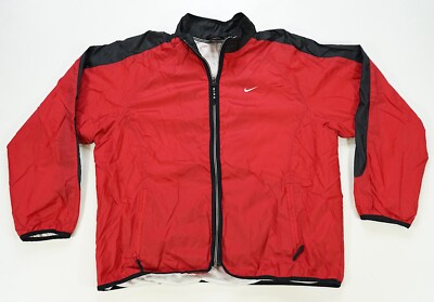 Rare Vintage NIKE Small Swoosh Full Zip Windbreaker Jacket