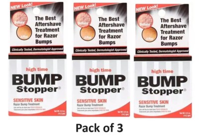 3X Bump Stopper Rasierer Bump Behandlung/Formel für empfindliche Haut 0,5 Unzen/14,2 gm