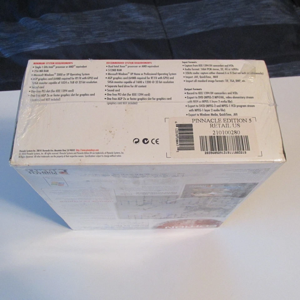 Pinnacle Edition Version 5, Pro Video Editing/DVD Authoring NEW IN SEALED BOX - Image 2 of 4