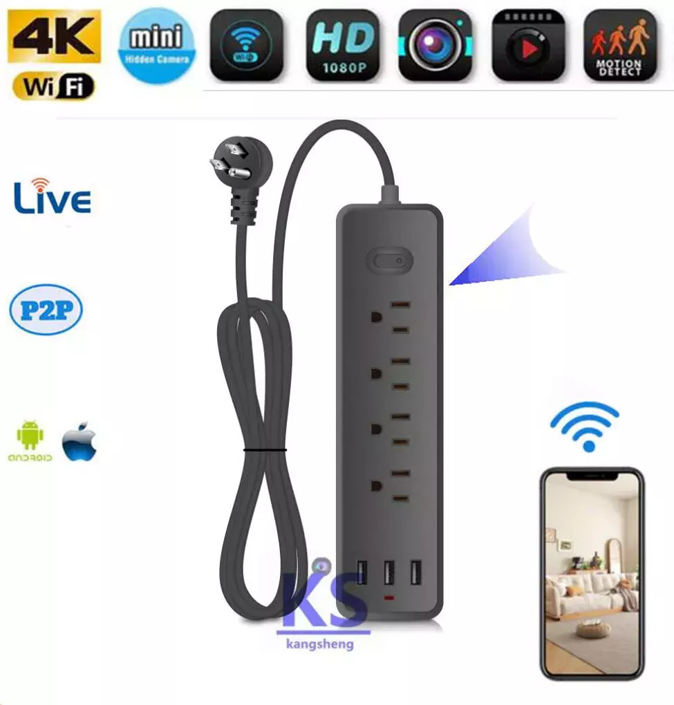 Cámara inalámbrica 256 GB 4K 1080P Full HD DV WiFi red IP cámara de seguridad para el hogar