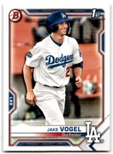 2021 Bowman Prospects Jake Vogel Los Angeles Dodgers #BP-59 1st