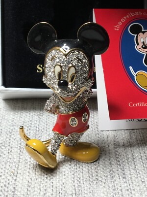 Swarovski Arribas Brothers Jeweled Mickey Mouse Disney Limited