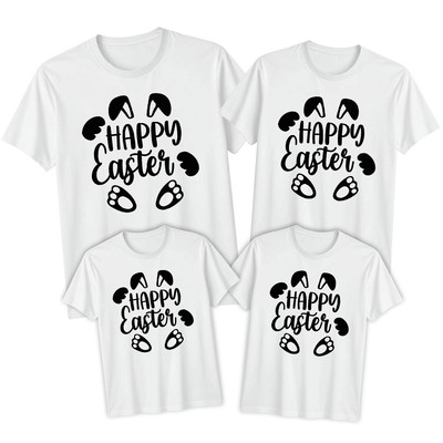 Familie Hasenohren Frohe Ostern T-Shirt Tee Festival Urlaub Party passend 1#ED
