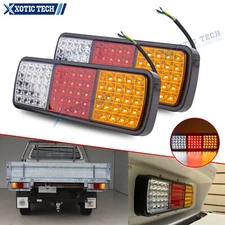 2x 75LED Rear Tail Light Bar Turn Signal Brake Reverse Lamp For Truck Trailer RV