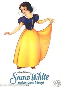 snow white yellow dress