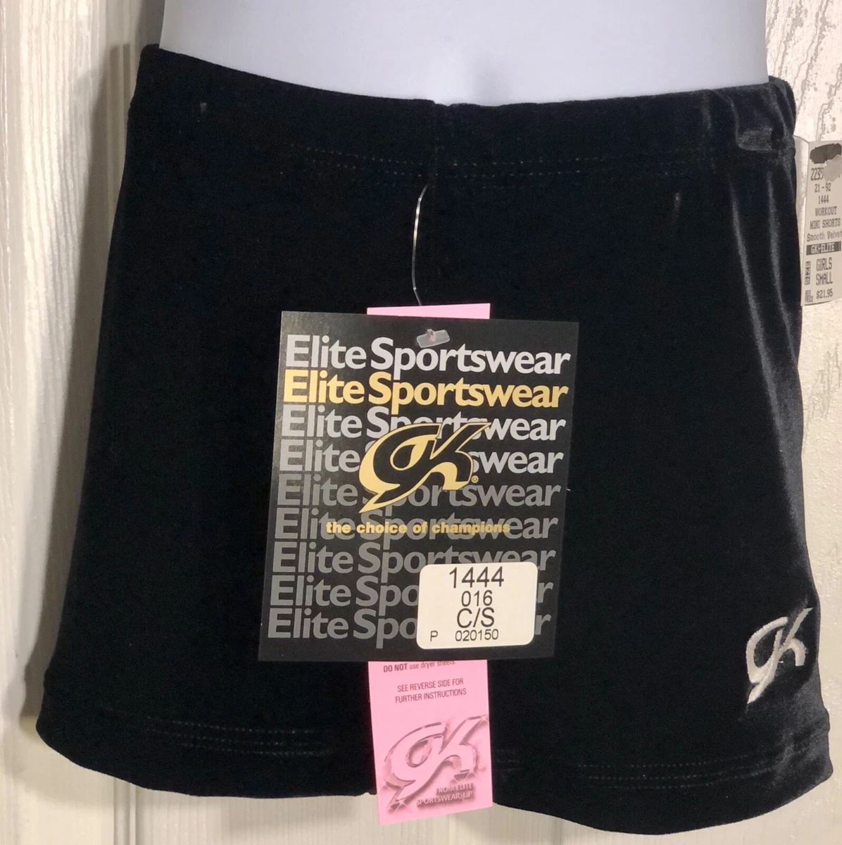Pantalon D'échauffement GK Elite Enfant Petit - Noir Relax Fit - Gym Danse Cheer