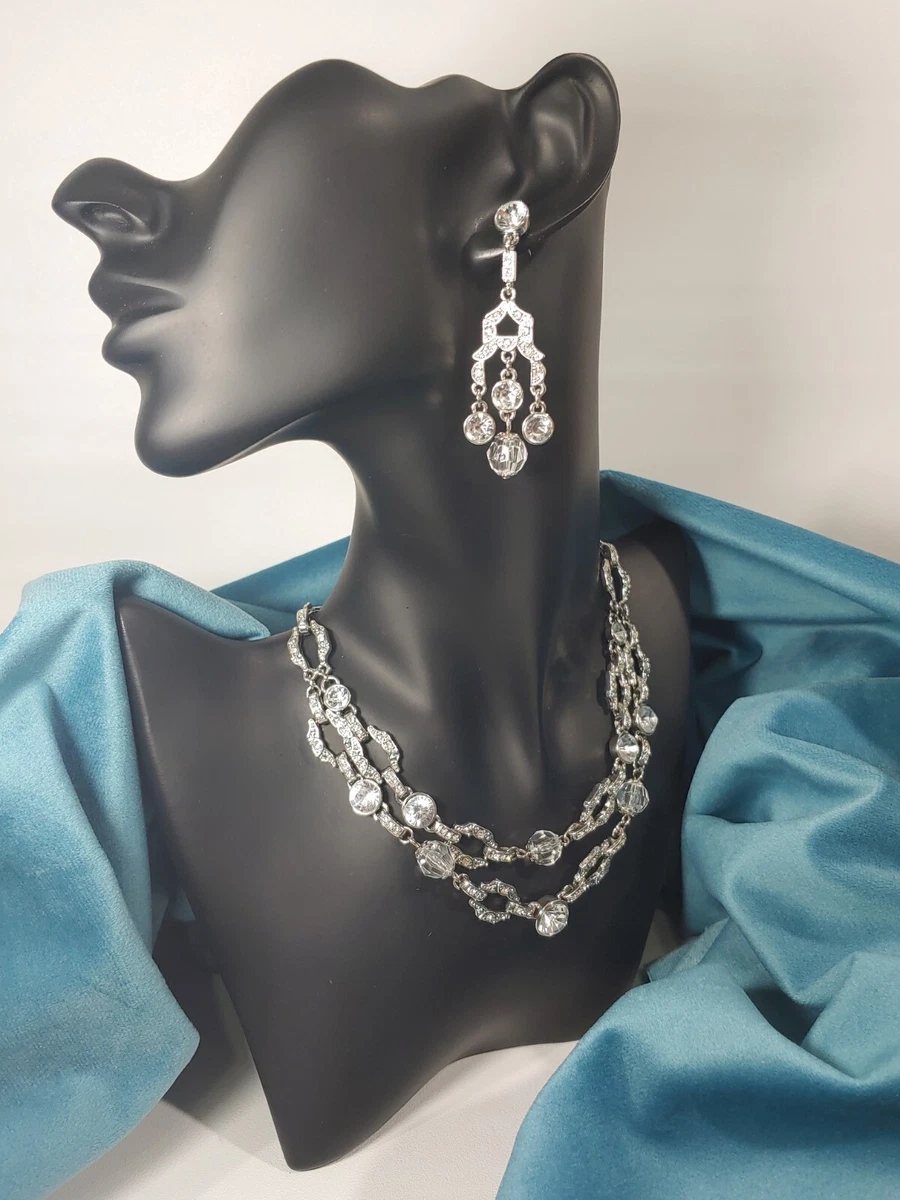 Details more than 157 chandelier earrings and necklace set latest