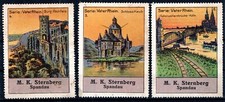 Poster Stamps, Spandau Germany - Lot of 3