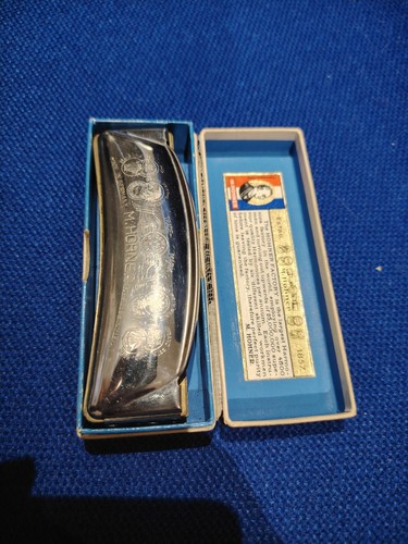 Boxed Vintage Hohner Band Mundharmonika Germany
