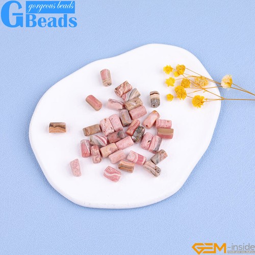 Natural Assorted Gemstone Faceted Tube Column Beads for Jewelry Making 8x12mm - Picture 97 of 192