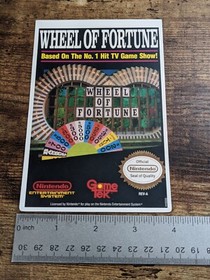 Authentic Vidpro Card Wheel of Fortune KayBee Toys R Us NES Nintendo Memorabilia