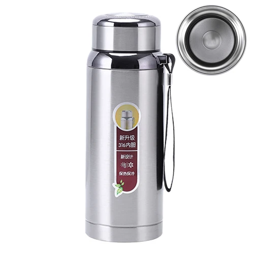 Thermo Pot Thermos Bottle 800/1000ml Double Wall Stainless Steel Insulated Mug  - Picture 2 of 14