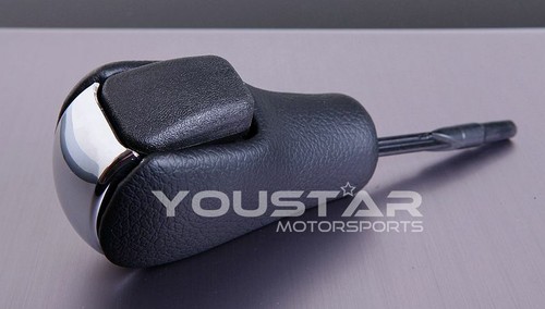 Perilla de cambio de marchas cromada de cuero genuino UK STOCK para BMW 3 5 6 7 X Series E46 E39 - Imagen 4 de 9