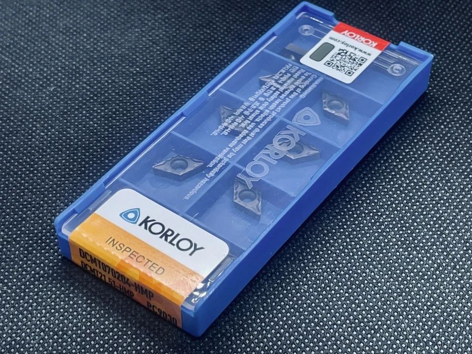 KORLOY DCMT 21.51 HMP PC9030 DCMT070204 Carbide Inserts 10pcs Free Ship!
