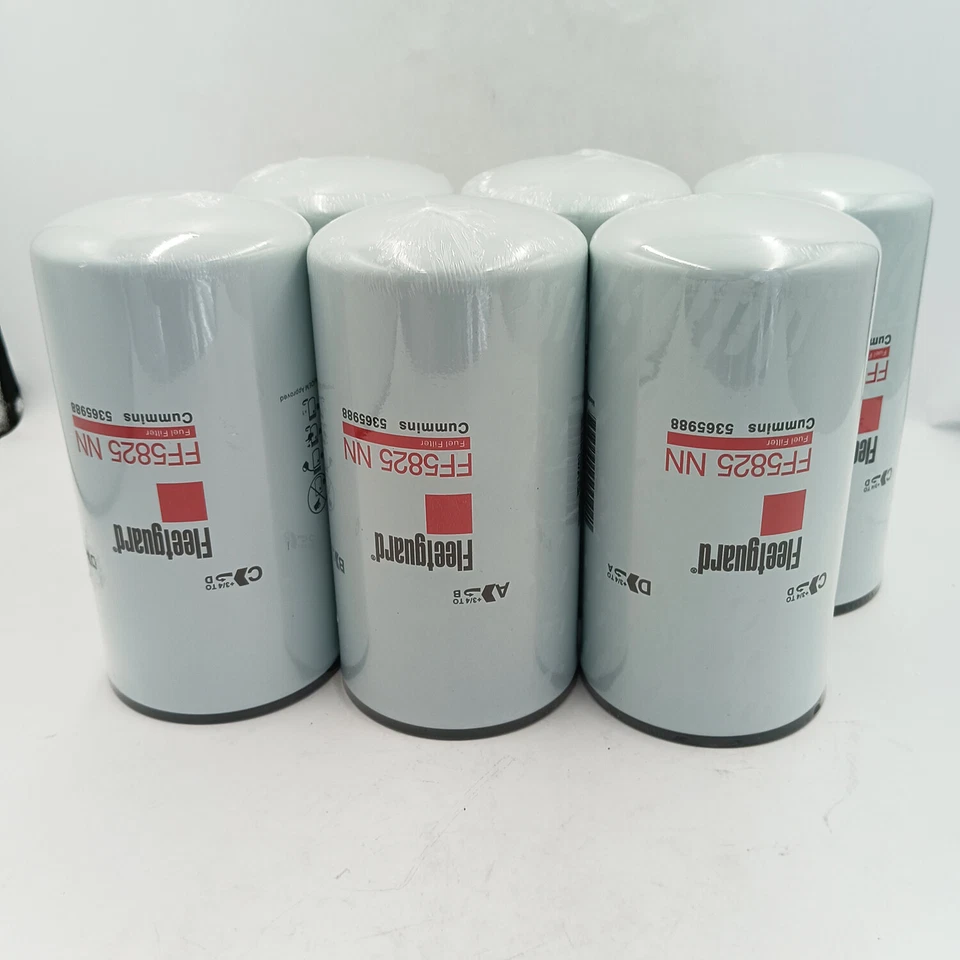 6 Pack FF5825NN Fleetguard Fuel Filter NanoNet X15 Fits For Cummins 5599456 - Image 4 of 4