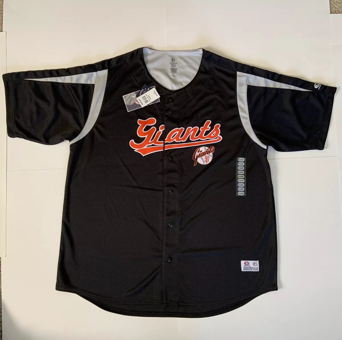 San francisco giants black jersey top