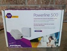 Netgear Powerline 500 XAVB5201 Extend Internet Access Outlet 500 Mbps READ