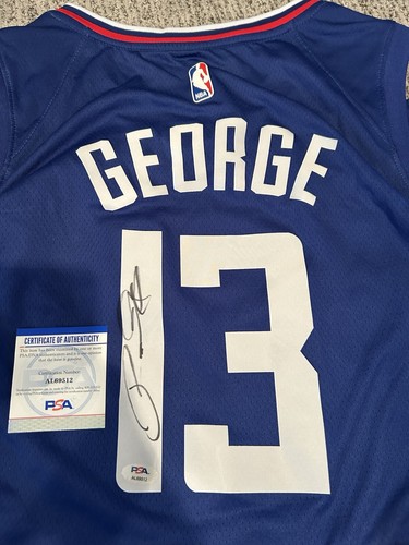 Paul George Signed Los Angeles Clippers Jersey PSA/DNA Authentic Autograph NBA