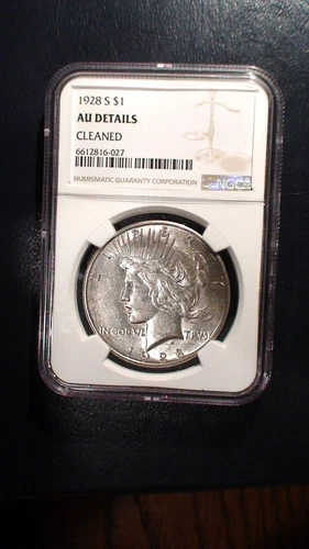 1928 S Peace Silver Dollar NGC AU BETTER KEY DATE $1 Coin BUY IT NOW!
