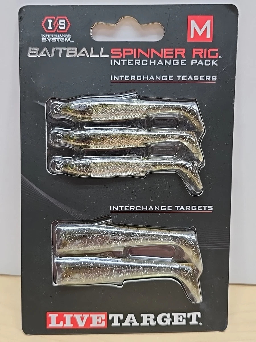 Live Target BaitBall Spinner Rig 1/2 Oz - Violet Perle/argent - Leurre Brochet/bass