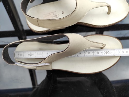 Camel active Leder Flop 37 Zehentreter Sandalen Sandaletten Knöchelriemen TOP - Bild 6 von 24
