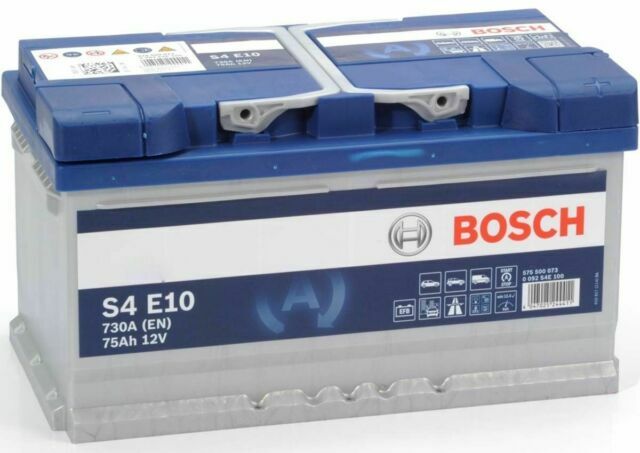 Batterie Bosch S4E10 EFB 12V 75Ah, longévité premium pour moteurs modernes